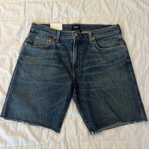 NWT Mens Citizens of Humanity Archer Comfort Stretch Sz 34 jean shorts